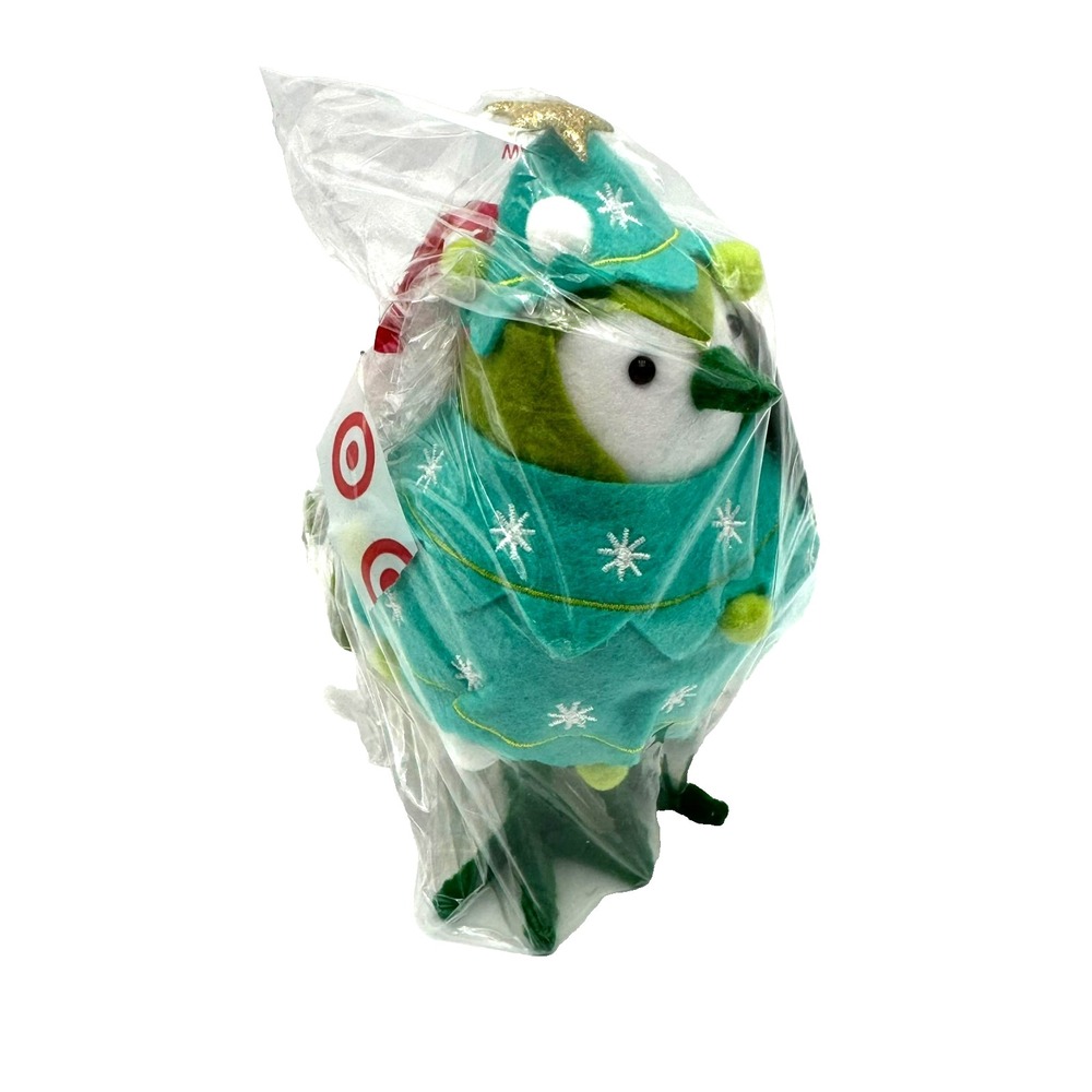 Target NWT Featherly Friends Sparkles Fabric Bird Blue Green Christmas Tree 2024 - Picture 2 of 4